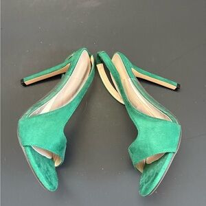 Elegant Green Women's Heels